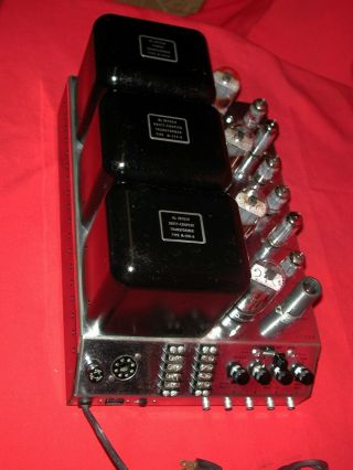McIntosh MC - 240 6L6 12AX7 Telefunken Tube Stereo Amp MC240 Power Amplifier 3