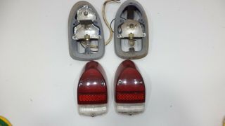 Vw Vintage 60s 70s Beetle Rear Tail Lights Housings Lenses Part