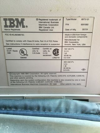 Vintage IBM PS2 Luggable Model P70 386 8573 - 121 w/RARE Custom Hartmann Case 4