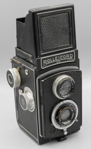 Rollei Rolleicord Ia Model K3 531 120 Film Tlr Camera Triotar 7.  5cm F4.  5 Lens