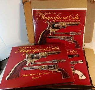 The Art Of The Gun: Magnificent Colts By Robert M.  Lee,  2 Volumes,  2011,  Signed