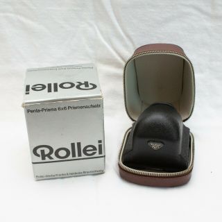 Near Rolleiflex Tlr Eye Level Prism Finder For 2.  8f 3.  5f W/ Box