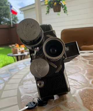 Paillard Bolex H - 16 16mm Movie Camera - 3 lenses Cine Kern 75 2.  8 25 1.  8 16 2.  8 2
