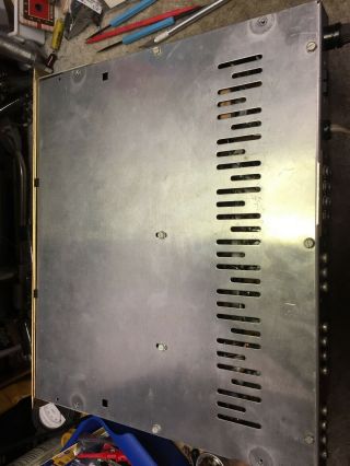 HH Scott Model 200 Stereo Tube Amplifier,  top restoration 12