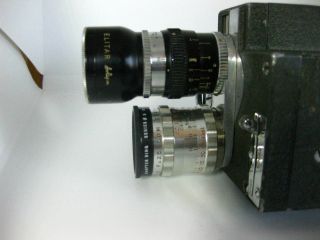 PATHE 16mm CINE CAMERA,  2 Lens Non Reflex 6