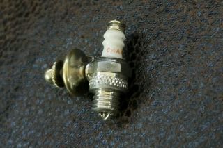 Vintage Champion Spark Plug Tie Tack / Hat Pin & Detailed - Made In Usa