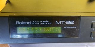 Roland MT - 32 Multi - Timber Sound Module with AC Adapter And Cords - 3