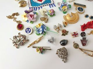 Old & Vintage Mixed Costume Jewellery Jewelry Bundle Joblot Necklaces Earrings 6