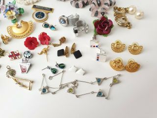 Old & Vintage Mixed Costume Jewellery Jewelry Bundle Joblot Necklaces Earrings 7