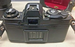 VINTAGE 35MM MINOLTA XD 11 CAMERA WITH ACCESSORIES AND LEATHER CARRYING BAG 4