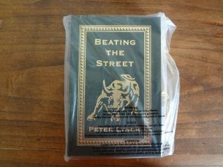 Easton Press Peter Lynch One Up On Wall Street & Beating the Street Signed 2