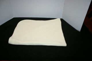 Vintage Baby Morgan Yellow Cotton Thermal Pastel Receiving Blanket 24 X 34 "
