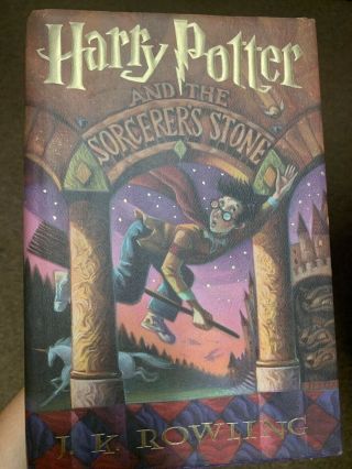 J.  K.  Rowling Signed Harry Potter Sorcerer’s Stone 1st Ed.