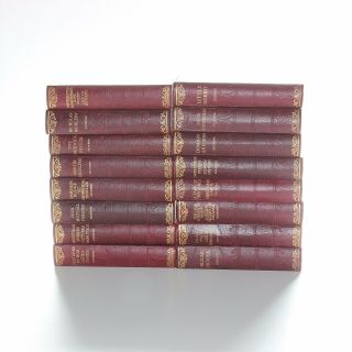 Hazel,  Watson & Viney,  Set Of 16 Vintage Charles Dickens Books