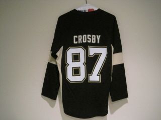 Vintage Nhl Pittsburgh Penguins 87 Crosby Hockey Jersey Mens Medium