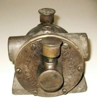 Vintage Bronze Water Pump Jabsco Patent.  2189856 Marine Boat RV Made in USA 2