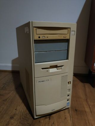 Nec Pc - 9821 V16 (pc98) Pentium 166mhz 64mb Ram 4gb Hdd No Os Japanese Computer