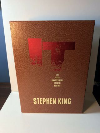Stephen King It 25th Anniversary Special Slipcase Edition Cemetery Dance