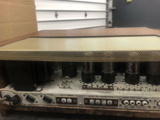 The Fisher X - 101 - C Vacuum Tube Integrated Amplifier Estate Find 8