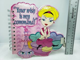 I Dream Of Jeannie Diary Spiral Notebook Lock Key Your Wish Is My Command Vtg