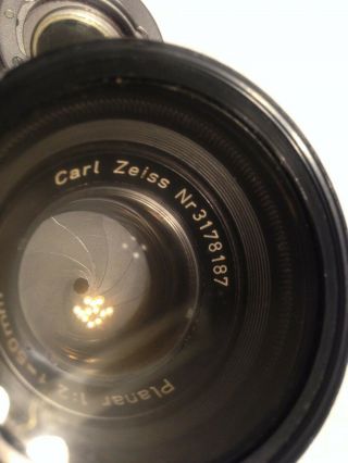 Zeiss ikon Contarex bullseye camera f/2 - 50mm lens 2