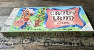 Vintage 1955/1962 Milton Bradley Candy Land A Child 