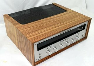 Marantz 2245 45 Watts Stereo Receiver In A Zebra Wood Veneer Cabinet Case,