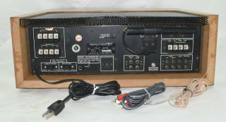 Marantz 2245 45 Watts Stereo Receiver in a Zebra Wood Veneer Cabinet Case, 4