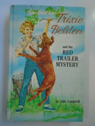 Trixie Belden And The Red Trailer Mystery,  Whitman Hardcover,  1965