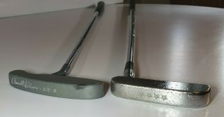 2 Vintage Golf Putters ARNOLD PALMER 34 & 3/4 