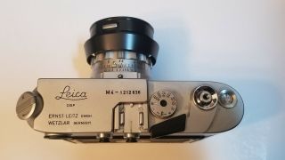 Leica 1968 M4 35 mm Rangefinder Camera Leitz Summicron 50mm Dual Range Lens 2