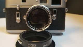 Leica 1968 M4 35 mm Rangefinder Camera Leitz Summicron 50mm Dual Range Lens 4