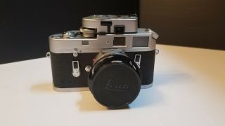 Leica 1968 M4 35 mm Rangefinder Camera Leitz Summicron 50mm Dual Range Lens 9