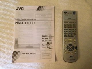JVC HM - DT100U Digital D - VHS VCR 5