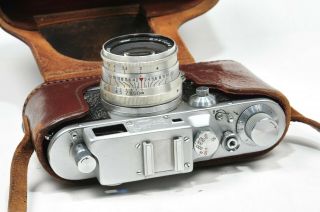Rare Zorki 3 Camera With Jupiter 8 Red Pi,  Based On Leica,  After Cla,  From 1954