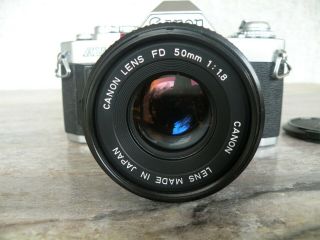 Vintage Canon AV - 1 Film Camera with 50mm / f1.  8 Lens 4