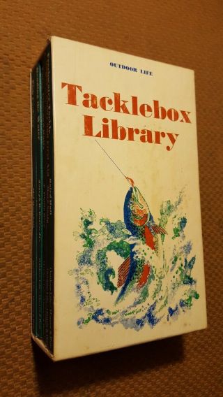 Outdoor Life Tacklebox Library Boxed Set Of 5 Vintage Books Crisp And Sharp