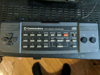 Commodore CDTV CD - 1000 W/ Remote keyboard and Amiga CD1411 floppy For Repair. 3