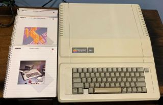 Apple IIe Computer w/ Manuals - Duodisk - 80 Column Card/64K - Recapped - 7
