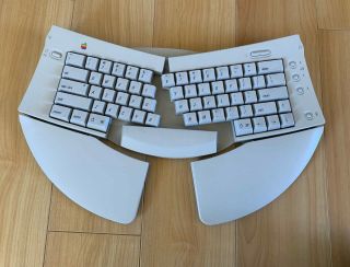 Apple Adjustable Keyboard M1242 w/numeric keybad and cables 2