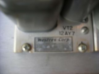 Westrex (Western Electric) RA - 1474a tube preamps (4) 1951 PRICE LOWERED 11