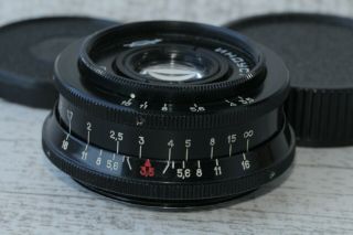 Industar 50 - 2 Black 3.  5/50 Mm Vintage Ussr Russian Lens M42