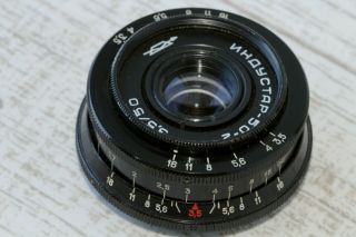 INDUSTAR 50 - 2 Black 3.  5/50 mm Vintage USSR Russian lens M42 3