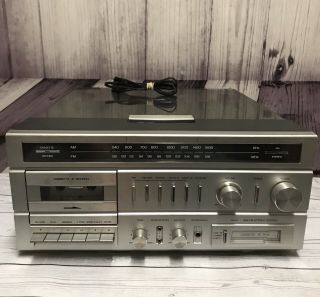 Vintage Sears Model 132.  91818351 Turntable Dual Cassette Am/fm Stereo System