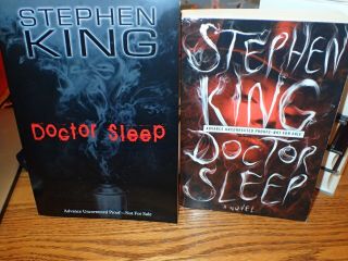 Stephen King Doctor Sleep Scribner And Cemetery Dance Proofs.  Unread Shape