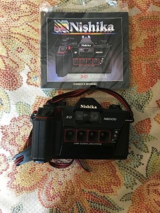 Nishika N8000 35mm 3 - D Camera