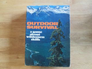 Vintage Avalon Hill 1972 Outdoor Survival Board Game