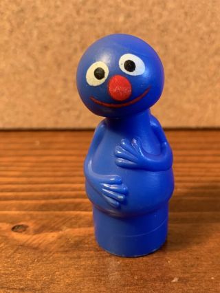 Vintage Fisher Price Little People Play Family Sesame Street Grover