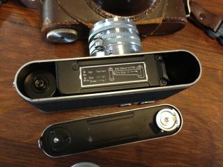 1952 ' s Nicca 3 - S Range Finder Camera w/ Nikkor H C 5cm f2 lens from Japan 4
