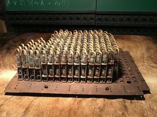 1948 IBM 604 Computer Section,  Including About 140 TH - 537 Finger Modules 7